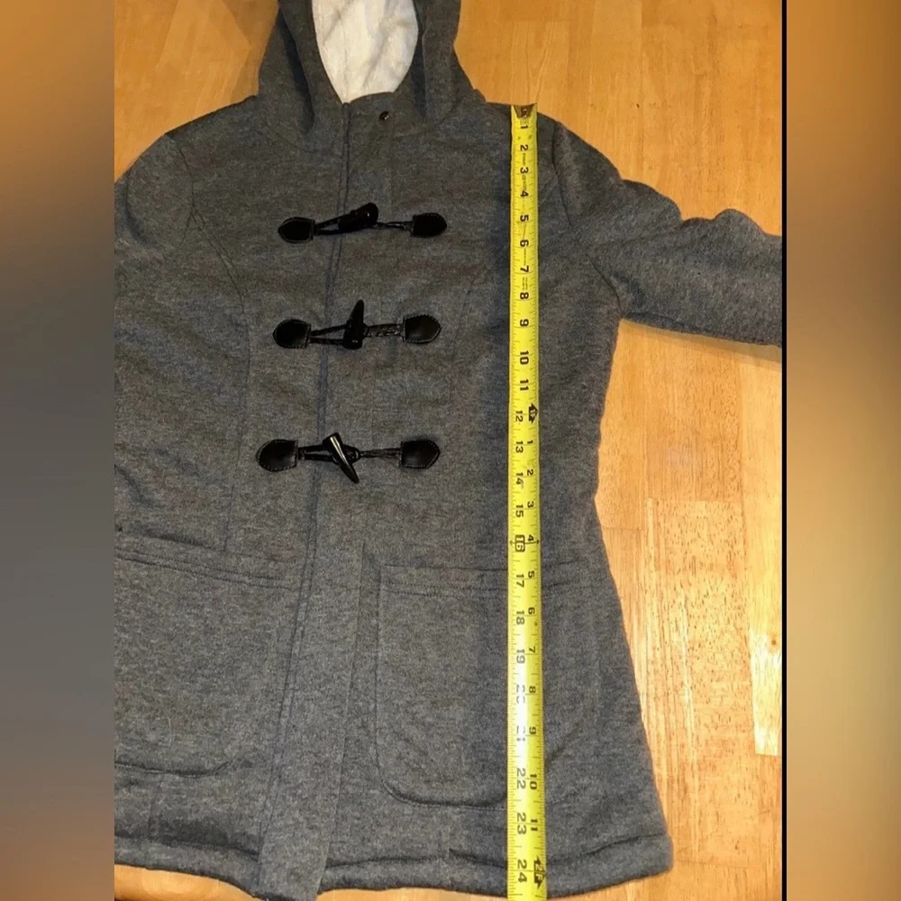 Woman’s small coat jacket peacoat gray  miss look - Picture 8 of 11